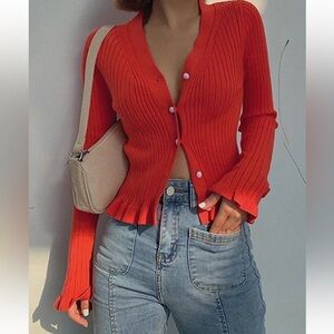 Micas red sweater SOLD SOLD SOLD